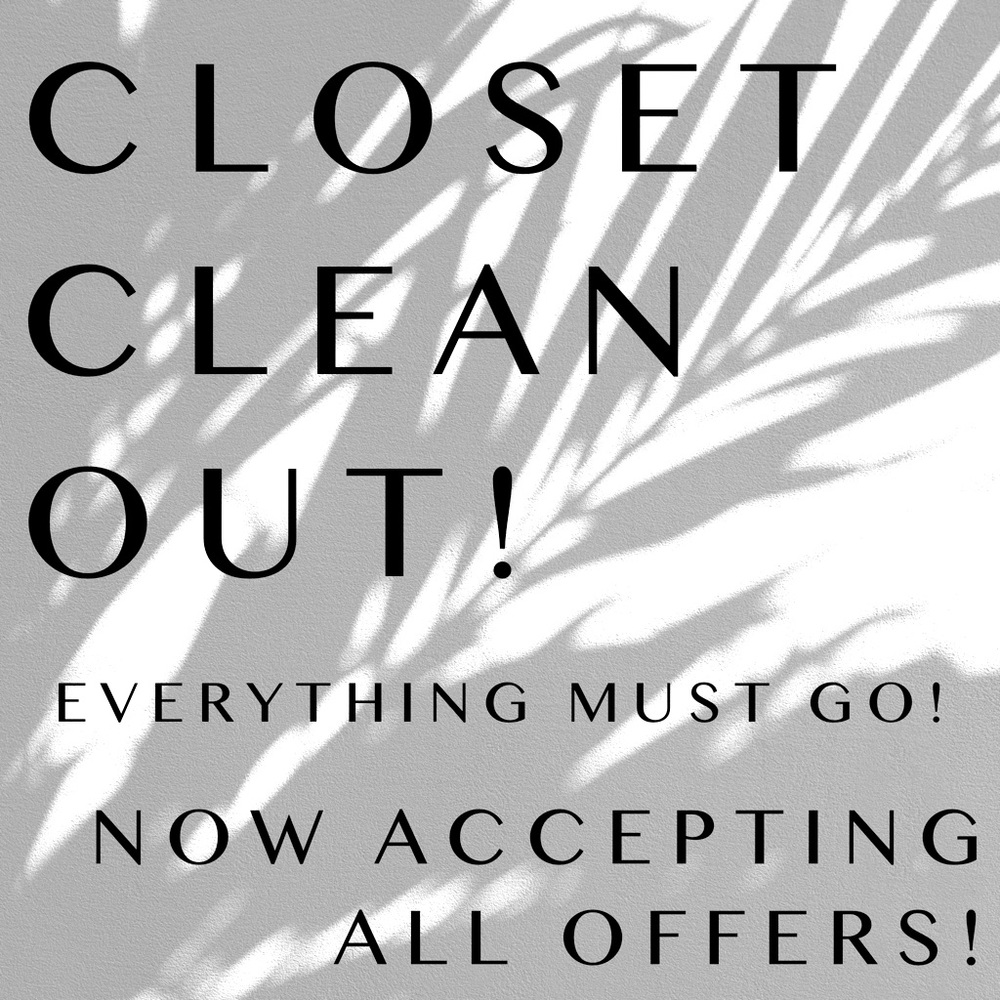 CLOSET CLEAN OUT!
